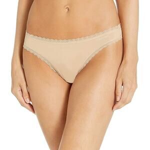 NWT Calvin Klein Women's Flirty Thong Panty, Bare-Size XS